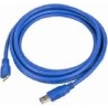 CABLU alimentare si date GEMBIRD, USB 3.0 (T) la Micro-USB 3.0 (T), 1.8m, albastru, "CCP-mUSB3-AMBM-6" (timbru verde 0.08 lei)