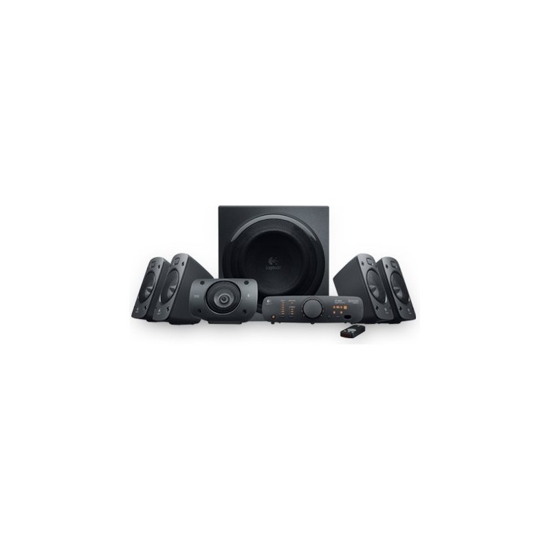 BOXE LOGITECH 5.1, RMS: 500W (4 x 67W, 1 x 165W, 1 x 67W), telecomanda wireless, black, "Z906" "980-000468" (timbru verde 4.00 l
