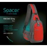 RUCSAC SPACER Sling, nylon,1 bretea, 2 compartimente principale,1 buzunar frontal, 1 buzunar lateral, 35x18x7cm, water resistant