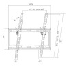 SUPORT de perete LOGILINK, pt 1 TV/monitor plat, diag. max 55 inch, inclinare, max 35 Kg, "BP0012"
