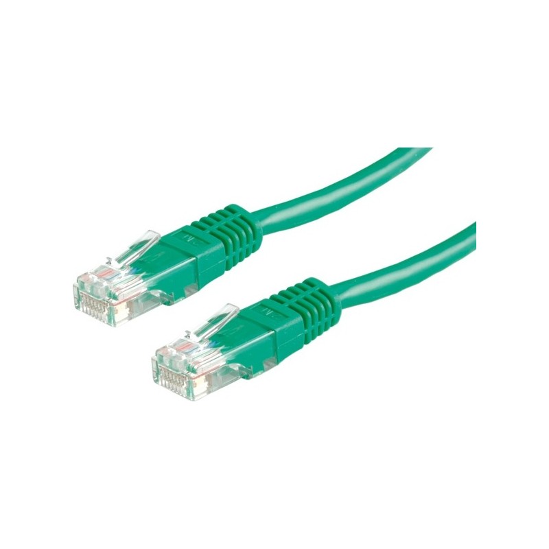 PATCH CORD UTP GEMBIRD Cat5e, cupru-aluminiu, 5 m, verde, AWG26, "PP12-5M/G" (timbru verde 0.18 lei)