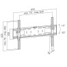 SUPORT de perete LOGILINK, pt 1 TV/monitor plat, diag. max 70 inch, inclinare, max 50 Kg, "BP0018"