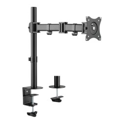SUPORT de birou LOGILINK, pt 1 TV/monitor plat, diag. max 27 inch, rotatie, inclinare, pivotare, orizontala, verticala, totala, 