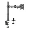 SUPORT de birou LOGILINK, pt 1 TV/monitor plat, diag. max 27 inch, rotatie, inclinare, pivotare, orizontala, verticala, totala, 