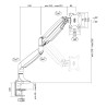 SUPORT de birou LOGILINK, pt 1 TV/monitor plat, curbat, diag. max 32 inch, rotatie, inclinare, pivotare, orizontala, verticala, 
