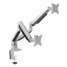 SUPORT de birou LOGILINK, pt 2 TV/monitor plat, curbat, diag. max 32 inch, rotatie, inclinare, pivotare, orizontala, verticala, 