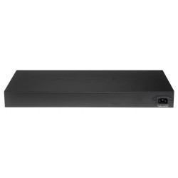 SWITCH PoE D-LINK Smart 24 porturi 10/100Mbps (24 PoE) + 2 porturi Gigabit + 2 porturi combo SFP, IEEE 802.3af/at, carcasa metal