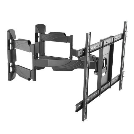 STAND de perete, colt de camera LOGILINK, pt 1 TV/monitor plat, curbat, diag. max 70 inch, inclinare, pivotare, orizontala, max 