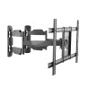 STAND de perete, colt de camera LOGILINK, pt 1 TV/monitor plat, curbat, diag. max 70 inch, inclinare, pivotare, orizontala, max 