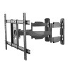 STAND de perete, colt de camera LOGILINK, pt 1 TV/monitor plat, curbat, diag. max 70 inch, inclinare, pivotare, orizontala, max 