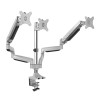 SUPORT de birou LOGILINK, pt 3 TV/monitor plat, curbat, diag. max 32 inch, rotatie, inclinare, pivotare, orizontala, verticala, 