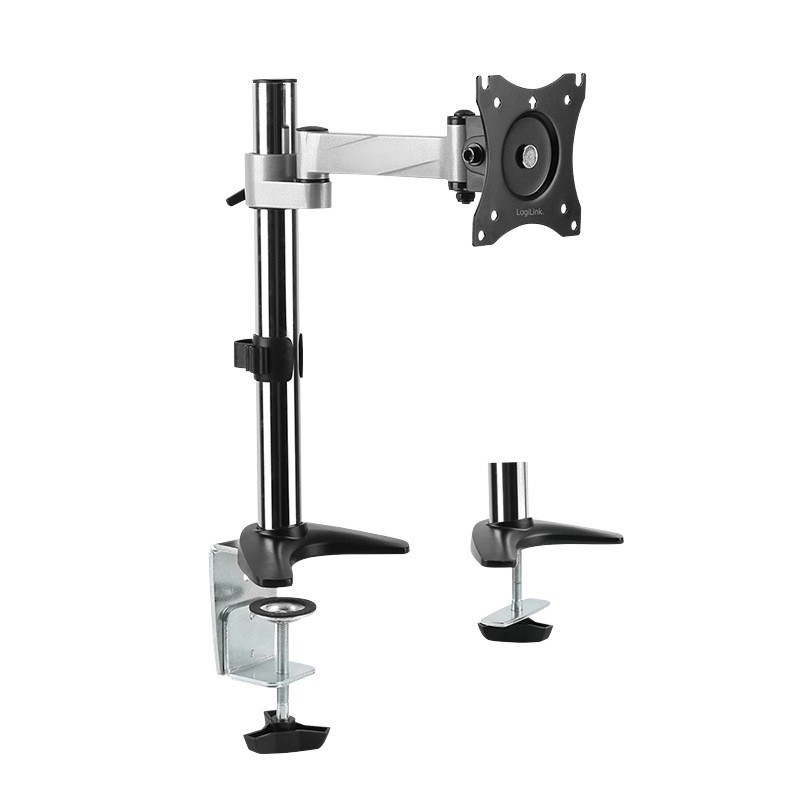 SUPORT de birou LOGILINK, pt 1 TV/monitor plat, diag. max 27 inch, rotatie, inclinare, pivotare, orizontala, verticala, totala, 