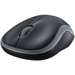 MOUSE LOGITECH, "M185", PC sau NB, wireless, 2.4GHz, optic, 1000 dpi, butoane/scroll 3/1, , negru,45008575  "910-002238" (timbru