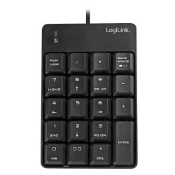 TASTATURA numerica  Logilink, USB, 19 taste, negru, "ID0184" (timbru verde 0.8 lei)