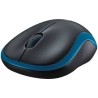 MOUSE LOGITECH, "M185", PC sau NB, wireless, 2.4GHz, optic, 1000 dpi, butoane/scroll 3/1 , albastru, 45507186 "910-002239" (timb