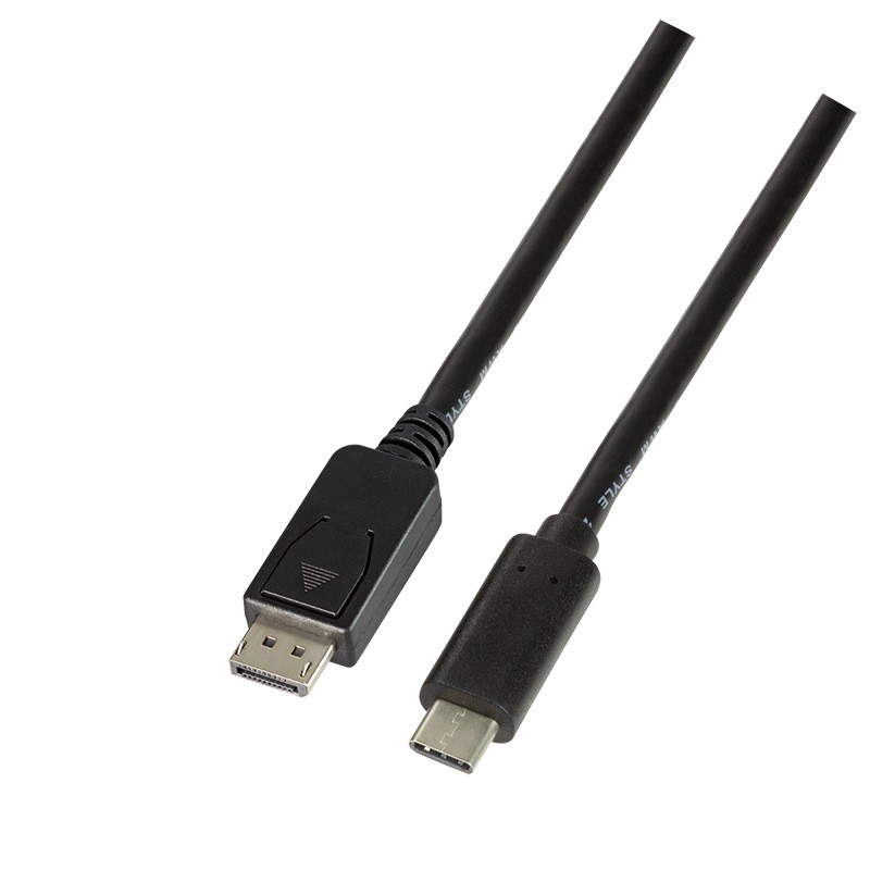 CABLU video LOGILINK, adaptor USB 3.1 Type-C (T) la DisplayPort (T), 1.8m, rezolutie maxima 4K UHD (3840 x 2160) la 60 Hz, negru