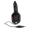 CASTI Gembird, cu fir, utilizare multimedia, microfon pe brat, conectare prin Jack 3.5 mm x 2, negru / rosu, "GHS-402", (timbru 