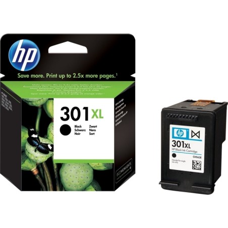 Cartus Cerneala Original HP Black, nr.301XL, pentru DJ1000|1050|1055|2050|3050, , (timbru verde 0.15 lei), "CH563EE"