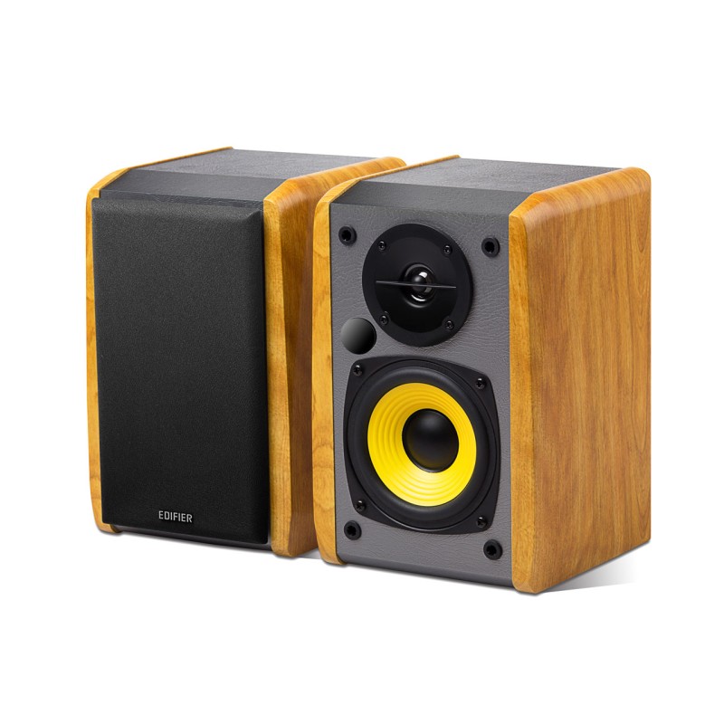 BOXE EDIFIER 2.0, RMS:  24W (2 x 12W), bluetooth, volum, bass, conectare simultana cu 2 echipamente BT, 220V alimentare, brown "