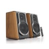 BOXE EDIFIER 2.0, RMS: 120W (2 x 25W, 2 x 35W), bluetooth, telecomanda wireless, volum, bass, treble, coaxial, optic, brown, "S1