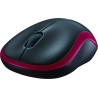 MOUSE LOGITECH, "M185", PC sau NB, wireless, 2.4GHz, optic, 1000 dpi, butoane/scroll 3/1, , rosu,45507187 "910-002240" (timbru v