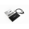 RACK extern pt. HDD/ SSD 2.5", GEMBIRD, interfata S-ATA, interfata PC: USB 3.0, negru, aluminiu, "EE2-U3S-3" (timbru verde 0.8 l