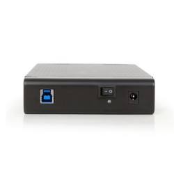 RACK extern GEMBIRD, extern pt. HDD, 3.5 inch, S-ATA, interfata PC USB 3.0, aluminiu, negru, "EE3-U3S-3" (timbru verde 0.8 lei)