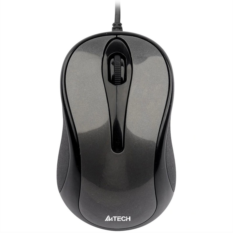 MOUSE A4tech, "N 350", PC sau NB, cu fir, USB, optic, 1000 dpi, butoane/scroll 3/1, , negru, "N-350-1" (timbru verde 0.18 lei)