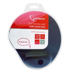 MousePAD GEMBIRD, cauciuc si material textil, 240 x 220 x 4 mm, albastru, "MP-GEL-B"