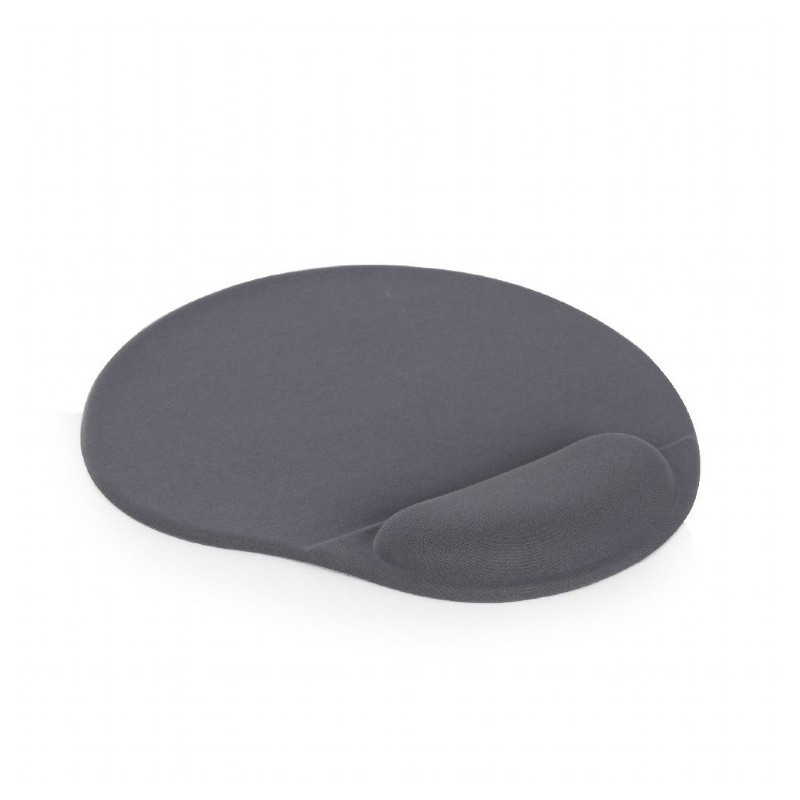 MousePAD GEMBIRD, cauciuc si material textil, 240 x 220 x 4 mm, gri, "MP-GEL-GR"