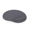 MousePAD GEMBIRD, cauciuc si material textil, 240 x 220 x 4 mm, gri, "MP-GEL-GR"