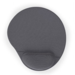 MousePAD GEMBIRD, cauciuc si material textil, 240 x 220 x 4 mm, gri, "MP-GEL-GR"