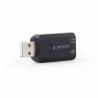 PLACA de SUNET GEMBIRD, extern, interfata USB 2.0, conectori 3.5 mm jack, "SC-USB2.0-01" (include timbru verde 0.18lei)