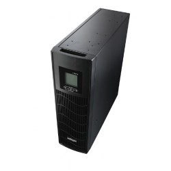 UPS GEMBIRD, Line Int. cu sinusoida pura cu management, rack, 2000VA/1200W, AVR, IEC x 6/ Schuko x 1, 3 x baterie 12V/9Ah, displ