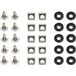 SET montare GEMBIRD pentru rack 19", 10 seturi, contine: 10 x M6 suruburi, 10 x M6 piulite, 10 x M6 saibe "19A-FSET-01"