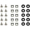 SET montare GEMBIRD pentru rack 19", 10 seturi, contine: 10 x M6 suruburi, 10 x M6 piulite, 10 x M6 saibe "19A-FSET-01"