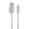 CABLU alimentare si date GEMBIRD, pt. smartphone, USB 2.0 (T) la Lightning (T), 1.8m, premium, conectori auriti, cablu cu implet