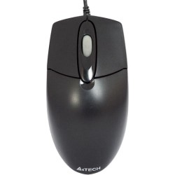 MOUSE A4tech, PC sau NB, cu fir, USB, optic, 1200 dpi, butoane/scroll 3/1, , negru, "OP-720-B-UP" (timbru verde 0.18 lei)
