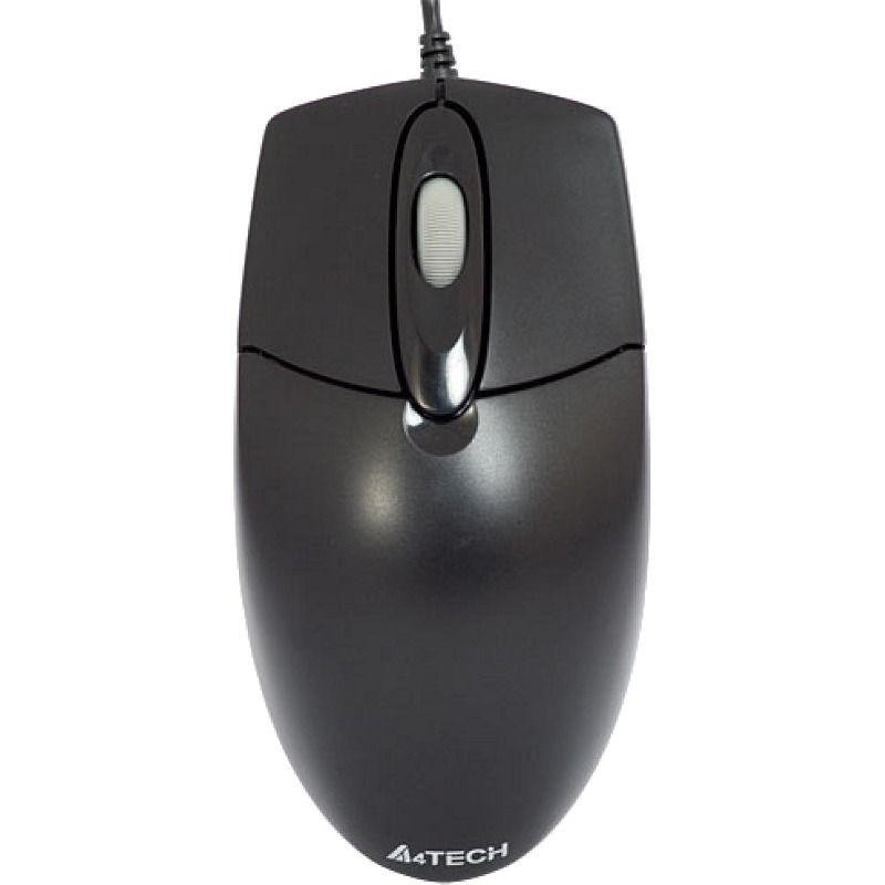 MOUSE A4tech, PC sau NB, cu fir, USB, optic, 1200 dpi, butoane/scroll 3/1, , negru, "OP-720-B-UP" (timbru verde 0.18 lei)