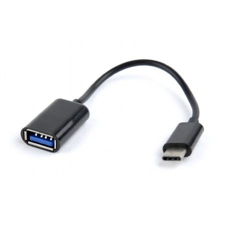 CABLU adaptor OTG GEMBIRD, pt. smartphone, USB 2.0 Type-C (T) la USB 2.0 (M), 20cm, asigura conectarea telef. la o tastatura, mo
