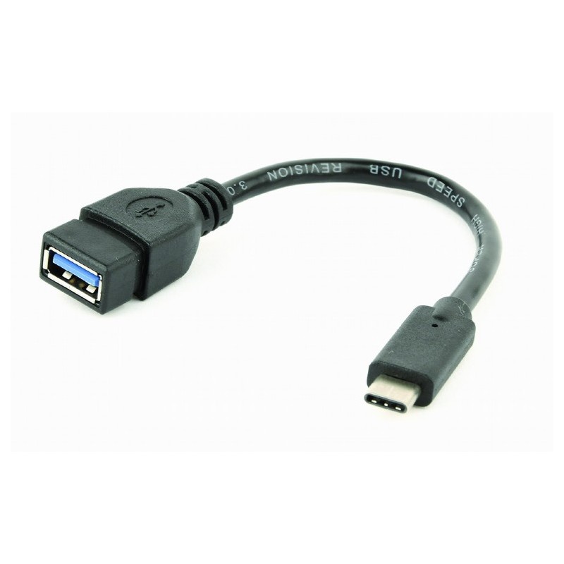 CABLU adaptor OTG GEMBIRD, pt. smartphone, USB 3.0 Type-C (T) la USB 3.0 (M), 20cm, asigura conectarea telef. la o tastatura, mo