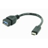 CABLU adaptor OTG GEMBIRD, pt. smartphone, USB 3.0 Type-C (T) la USB 3.0 (M), 20cm, asigura conectarea telef. la o tastatura, mo