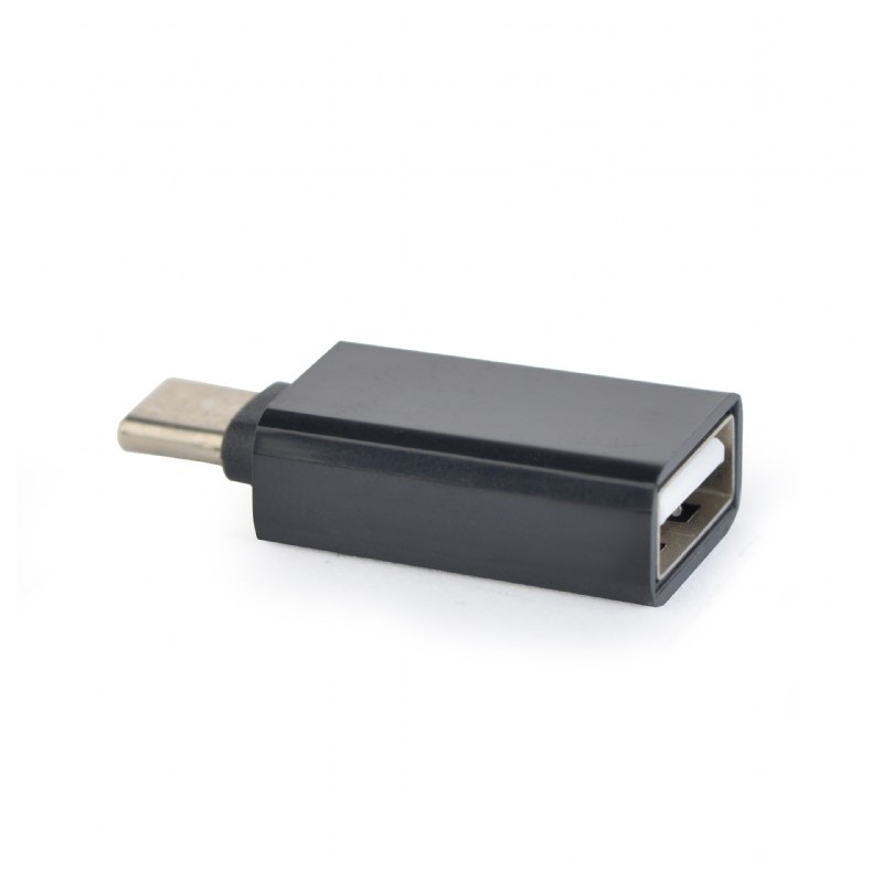 ADAPTOR GEMBIRD, pt. smartphone, USB 2.0 Type-C (T) la USB 2.0 (M), negru, "CC-USB2-CMAF-A" (timbru verde 0.08 lei)