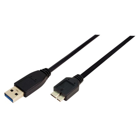 CABLU alimentare si date LOGILINK, USB 3.0 (T) la Micro-USB 3.0 (M), 1m, negru, "CU0026" (timbru verde 0.08 lei)