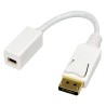 CABLU video LOGILINK, adaptor DisplayPort (T) la Mini-DisplayPort (M), 10cm, conectori auriti, rezolutie maxima Full HD (1920 x 