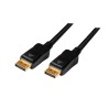 CABLU video LOGILINK, DisplayPort (T) la DisplayPort (T), 20m, conectori auriti, rezolutie maxima 4K (3840 x 2160) la 60 Hz, neg