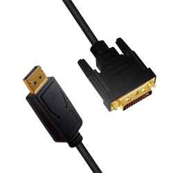 DisplayPort cable, DP 1.2 to DVI, 5m "CV0133" (timbru verde 0.8 lei)