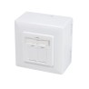 PRIZA RJ-45 aplicabila cu 2 iesiri | PRIZA RJ-45 incastrabila cu 2 iesiri LOGILINK pt. cablu FTP, Cat6, Krone (LSA) x 2 | RJ-45 