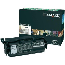 Toner Original Lexmark Black, T654X11E, pentru T650|T652|T654|T656, 36K, (timbru verde 1.2 lei) , "T654X11E"