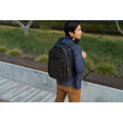 RUCSAC KENSINGTON, pt. notebook de max. 15.6 inch, 1 compartiment, buzunar frontal x 3 | buzunar lateral x 2, waterproof, polies